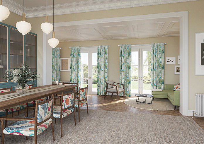 Silver Birch, Larkspur - Made to Measure Curtains - Image 8